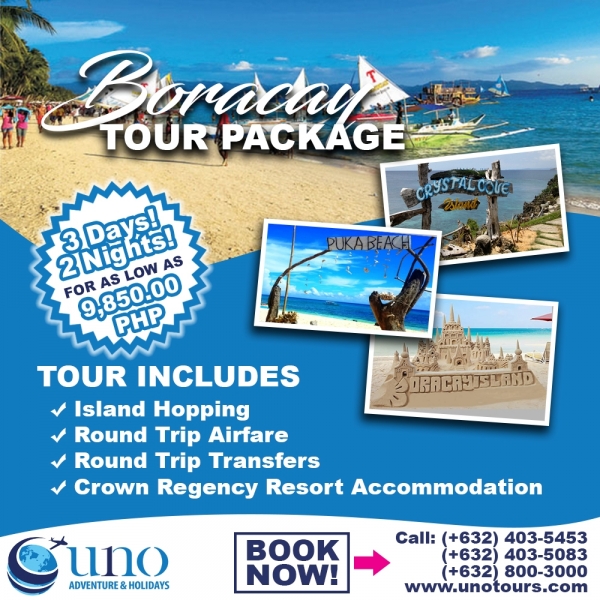 Boracay Tour Package / Boracay Promo Tours - Uno Tours